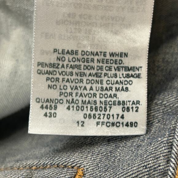 Levi's 527 Low Boot Cut Blue Denim Jeans 100% Cotton Men's Size 34x32 - Picture 10 of 11